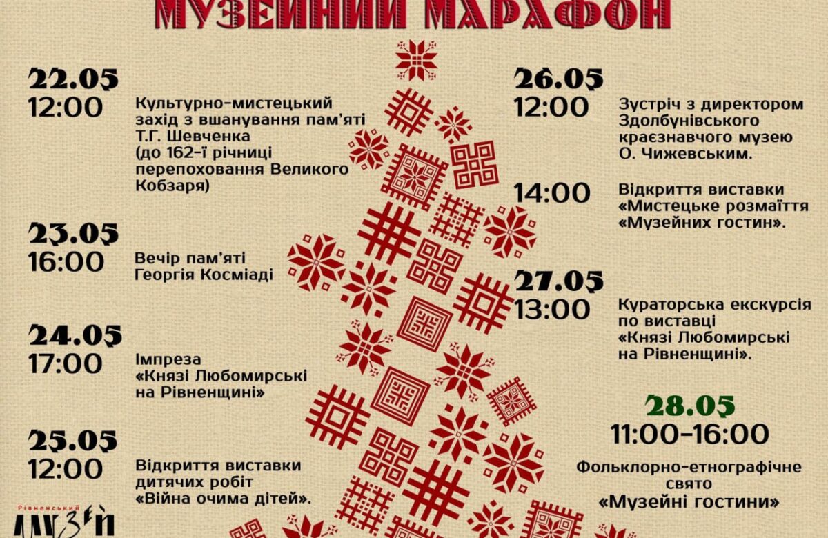 У Рівному стартував Музейний марафон