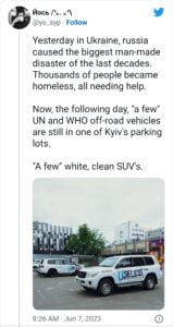 1 Фотографа з Рівного судитимуть через через напис "марні" на автівках ООН