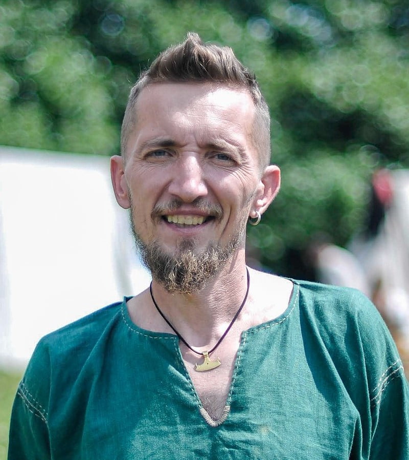 Юрій Ойцюсь, керівник клубу історичної реконструкції "Оствиця"