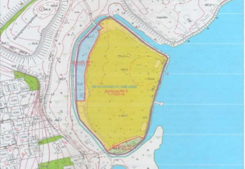 На березі Басового кута розбудують нову вулицю - План поділу