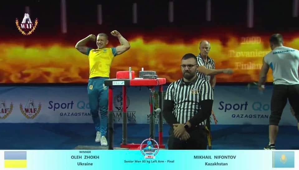 Рукоборець з Рівненщини вдесяте став чемпіоном світу