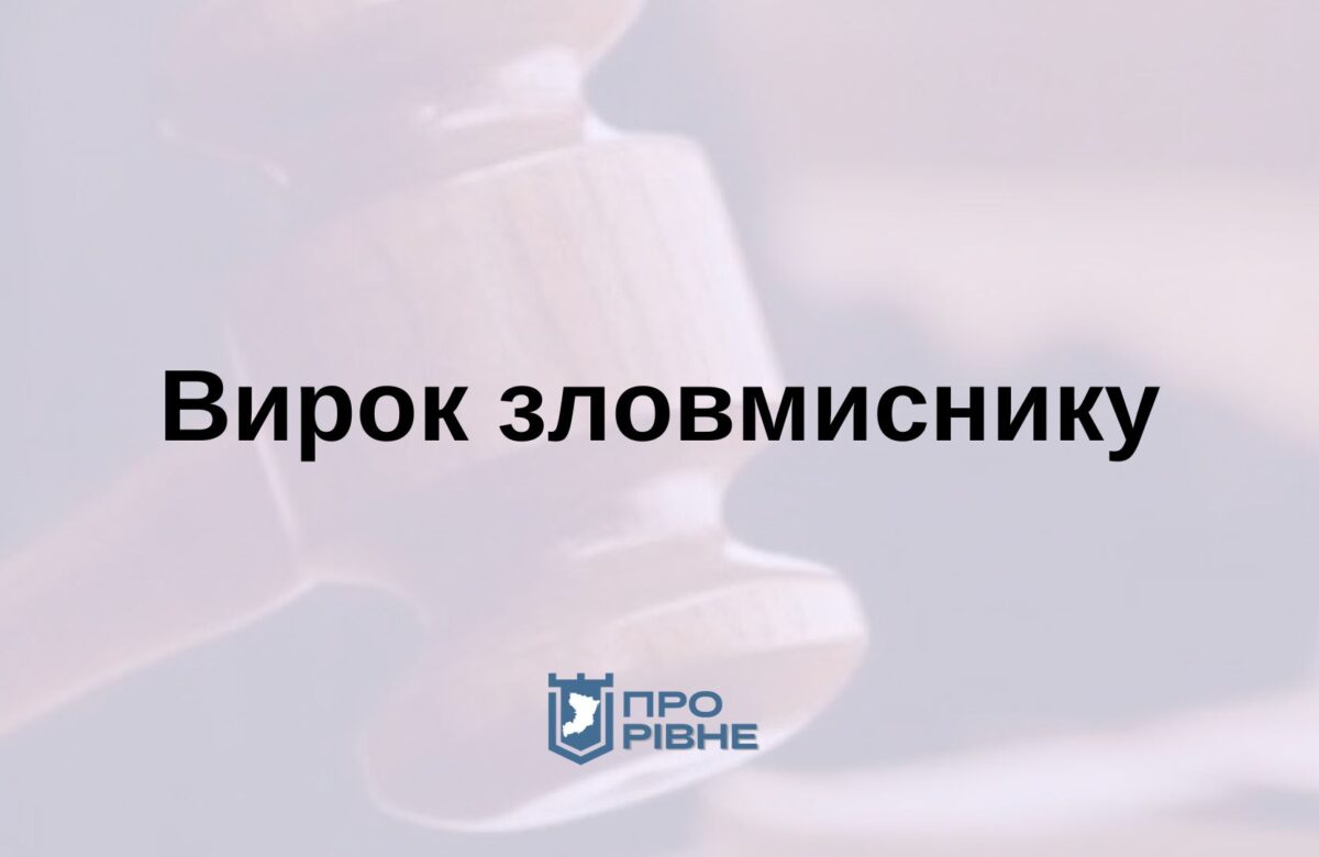 На Рівненщині суд виніс вирок чоловіку, який наніс жінці близько 20 ударів