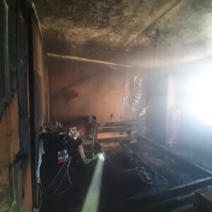 1 На Рівненщині через пожежу евакуювали десятьох людей