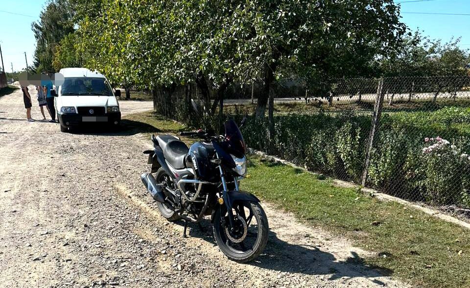 1 На Рівненщині внаслідок ДТП за участі мотоциклів травмувалося двоє дітей