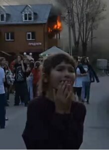 1 Ущент згорів санаторій, де відпочивали діти військових (ФОТО)