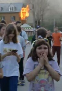 1 Ущент згорів санаторій, де відпочивали діти військових (ФОТО)