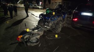 1 На Рівненщині двоє малолітніх скутеристів травмувалися в ДТП