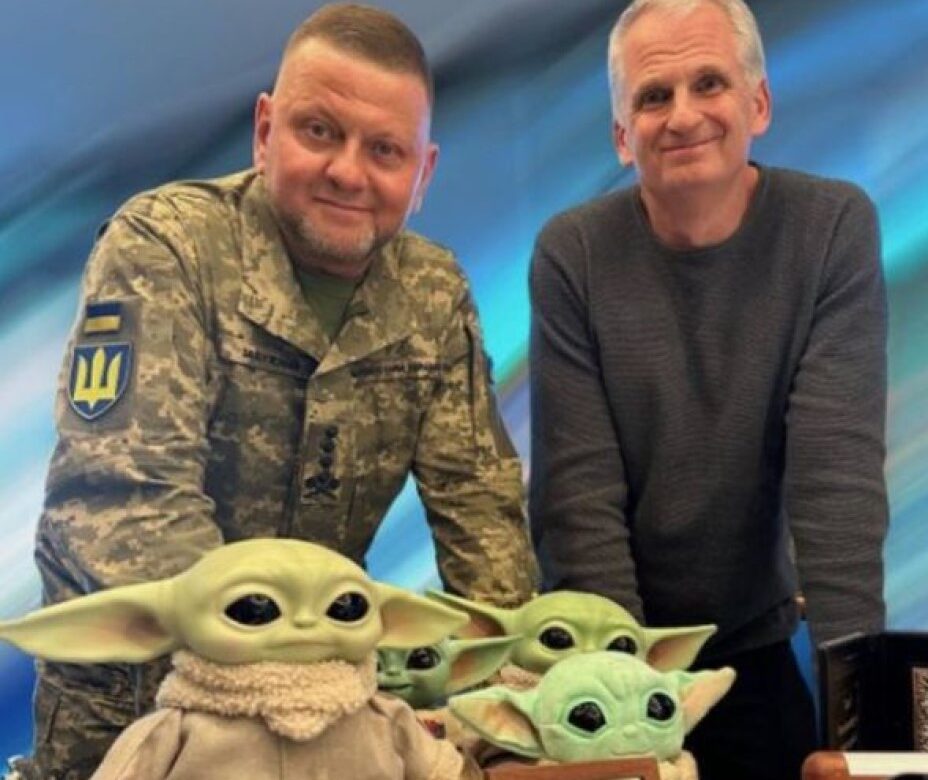 Рівнянка подарувала Залужному зроблену своїми руками ляльку-хіврика