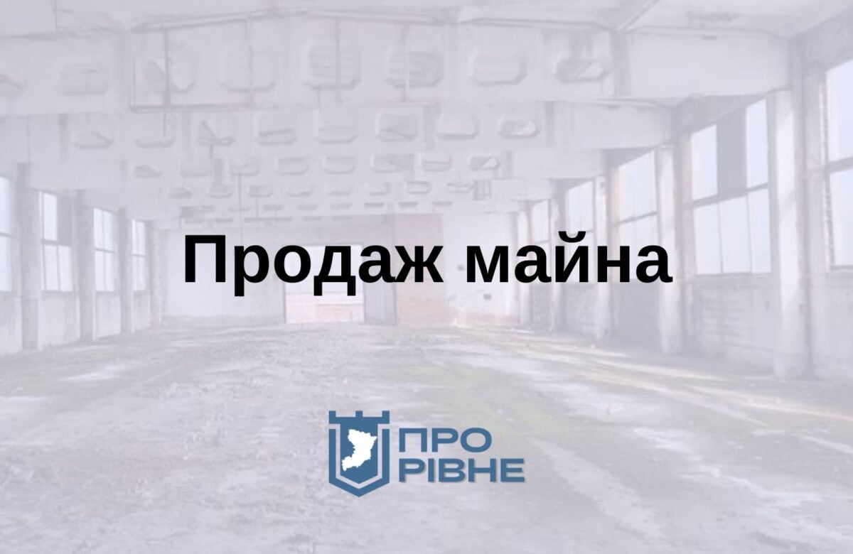 У Дубні виставили на аукціон будівлю цеху неподалік центру міста