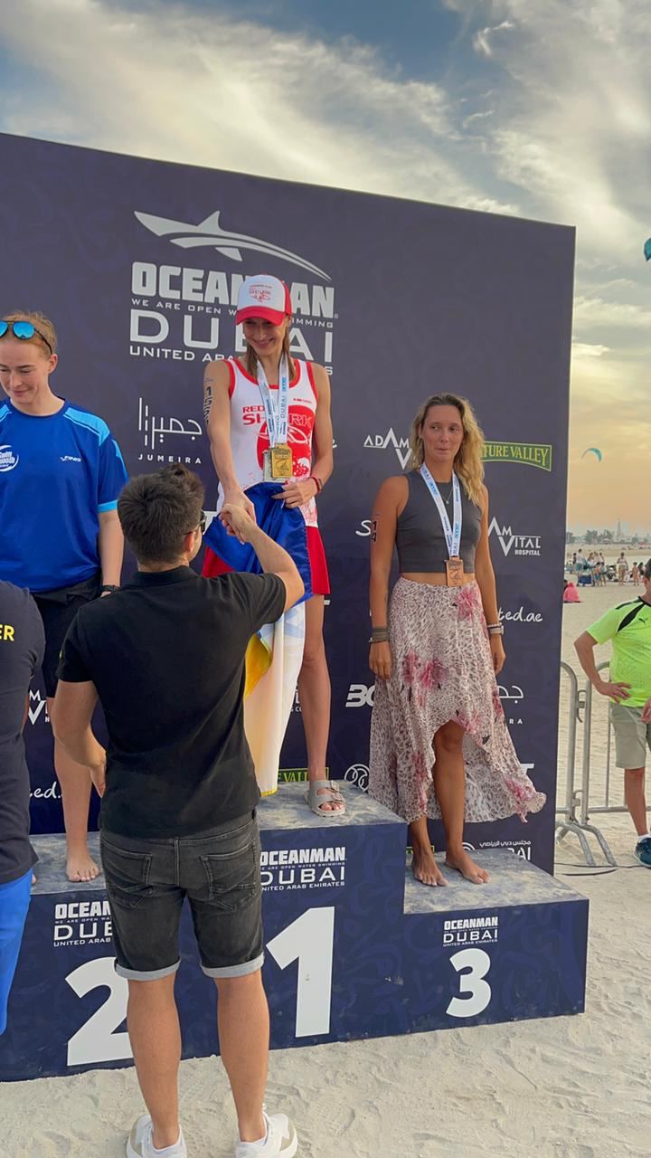 1 Рівненська плавчиня перемогла на змаганнях у Дубаї