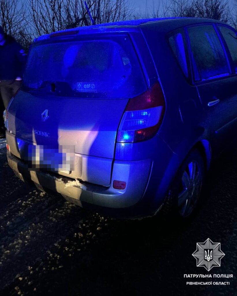 1 У Рівному сумлінний водій виявив п'яницю за кермом і здав поліції