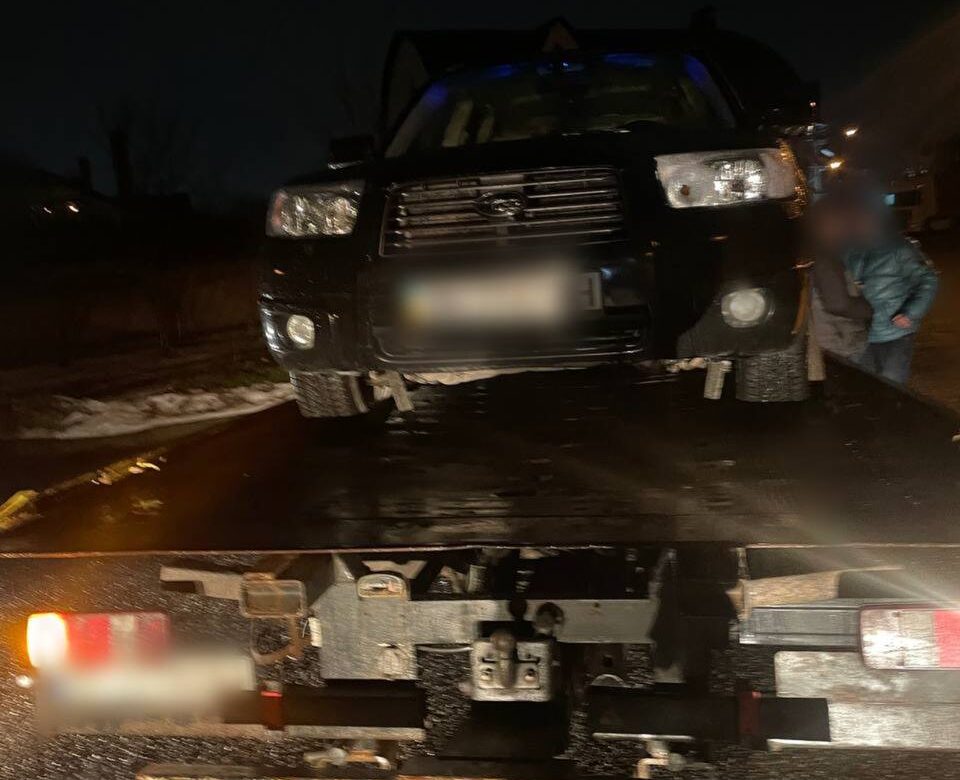 У Рівному впіймали нетверезого водія з вилученим посвідченням