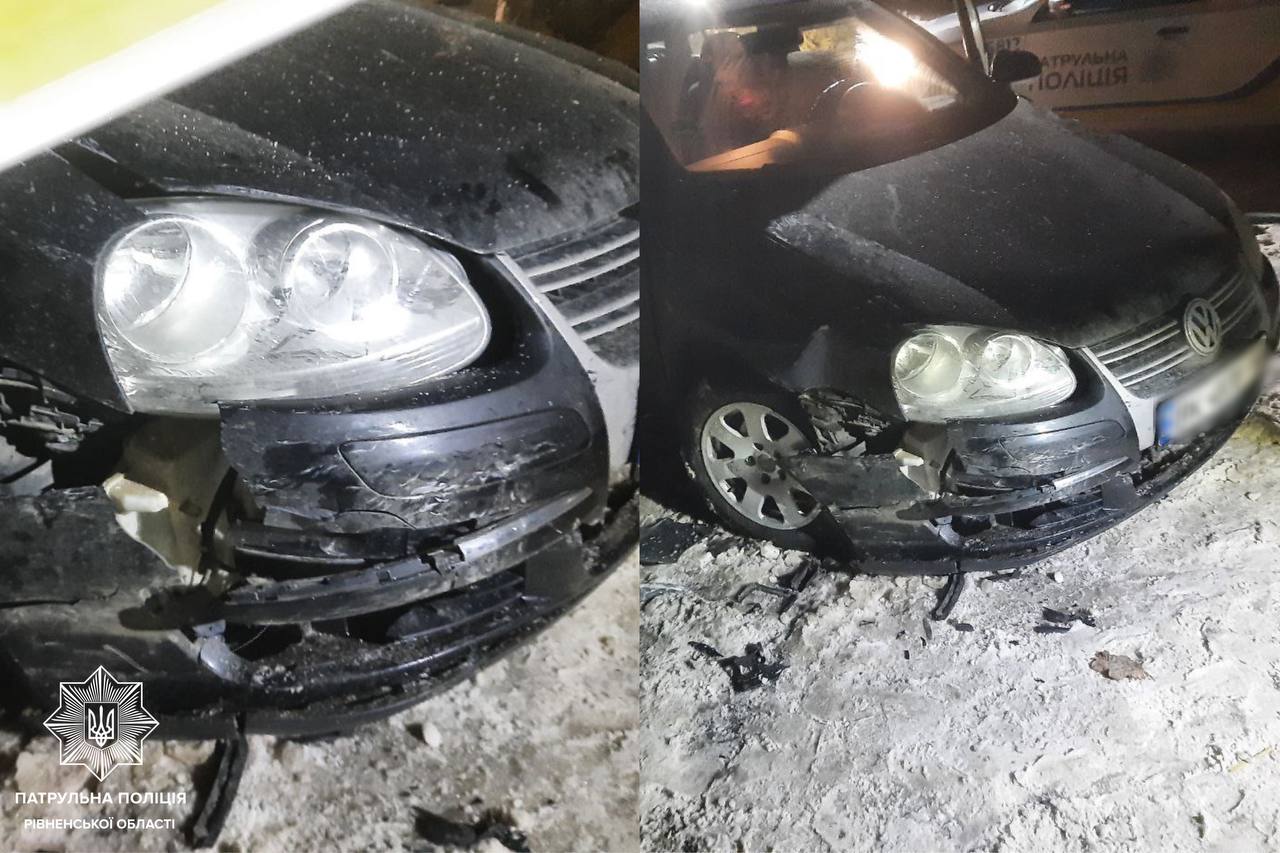 На Рівненщині розшукали водія, який вчинив ДТП та втік 0000
