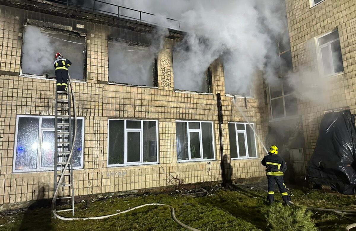 На Рівненщині горів навчальний заклад