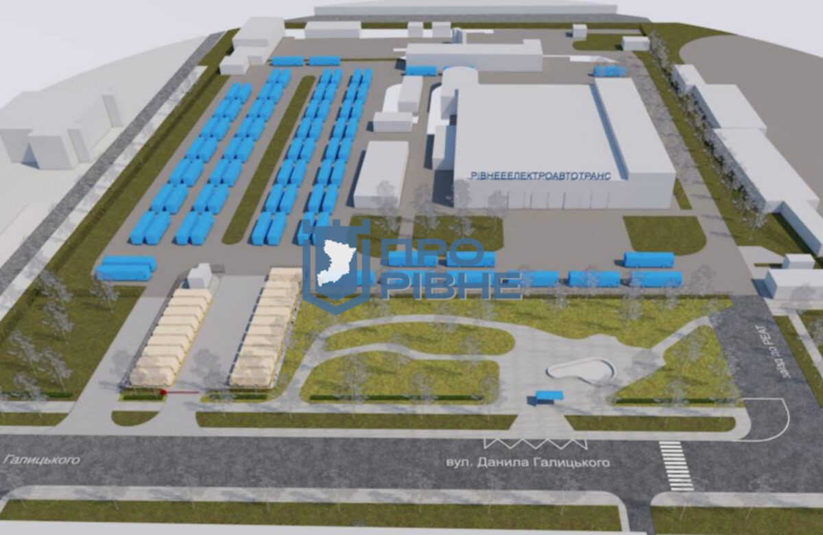 У Рівному під стоянку для нових автобусів планують вирізати частину скверу