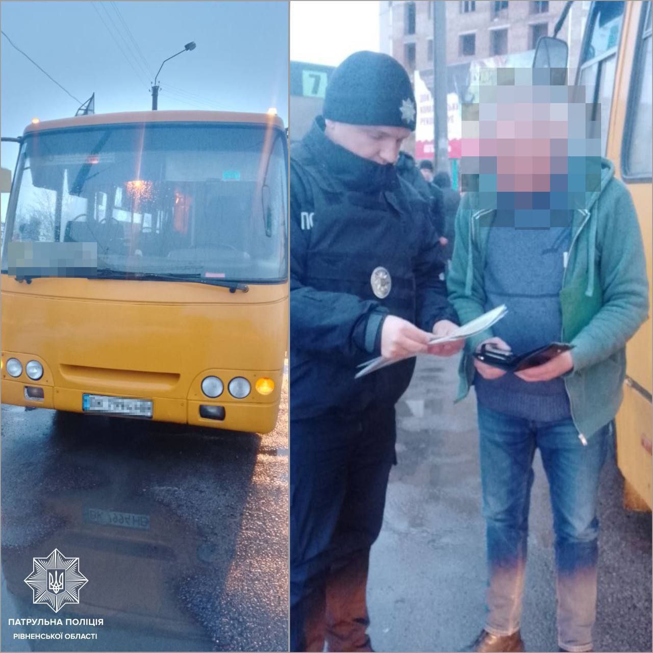 Водій рівненської маршрутки вирішив “зрізати” по тротуару (ВІДЕО) 0000
