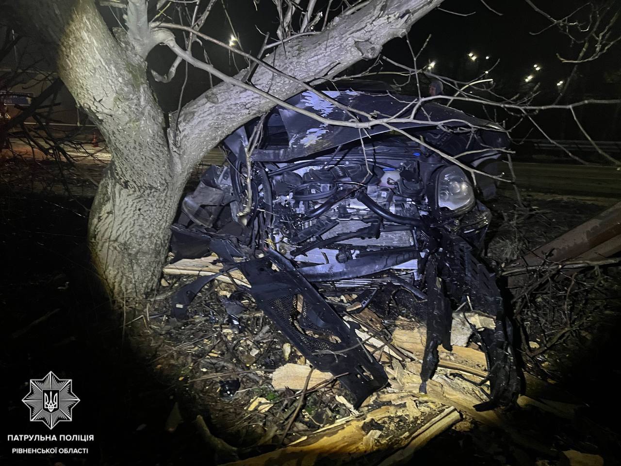 У Рівненському районі авто з’їхало у кювет 0000
