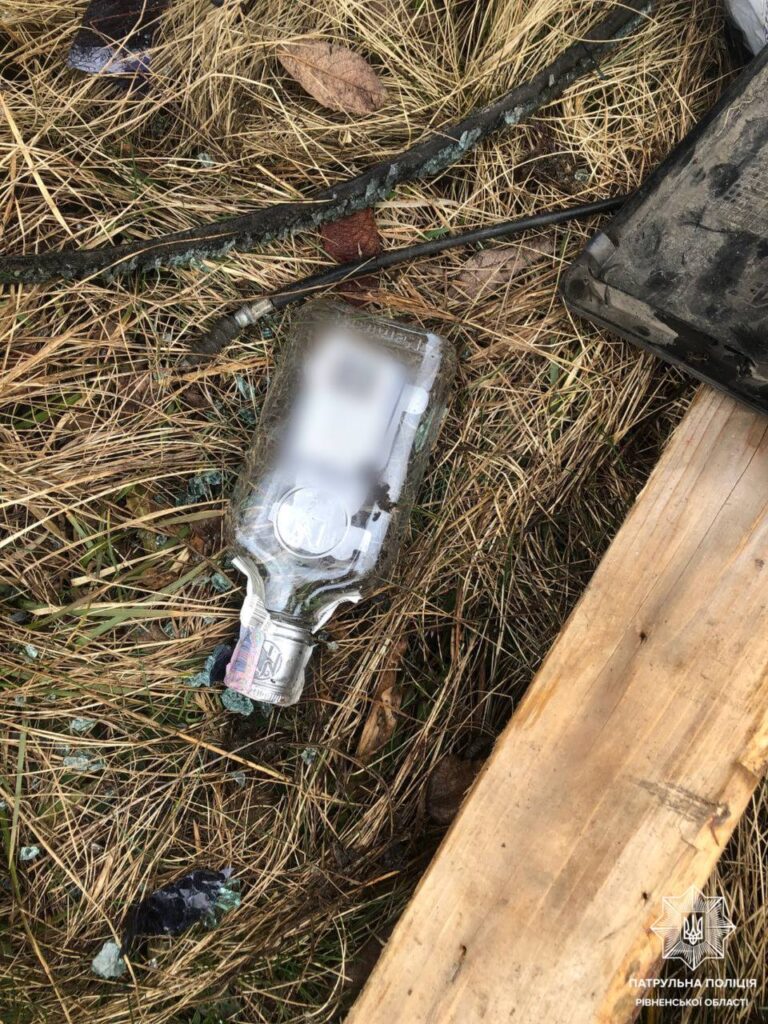 1 П'яний і з рушницею житель Рівненщини злетів у кювет (ФОТО)
