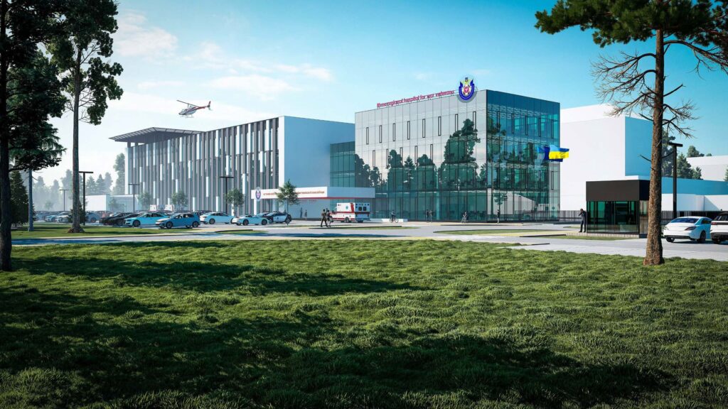 1 Будівництво на понад мільярд: як на Рівненщині зводять реабілітаційний корпус для ветеранів