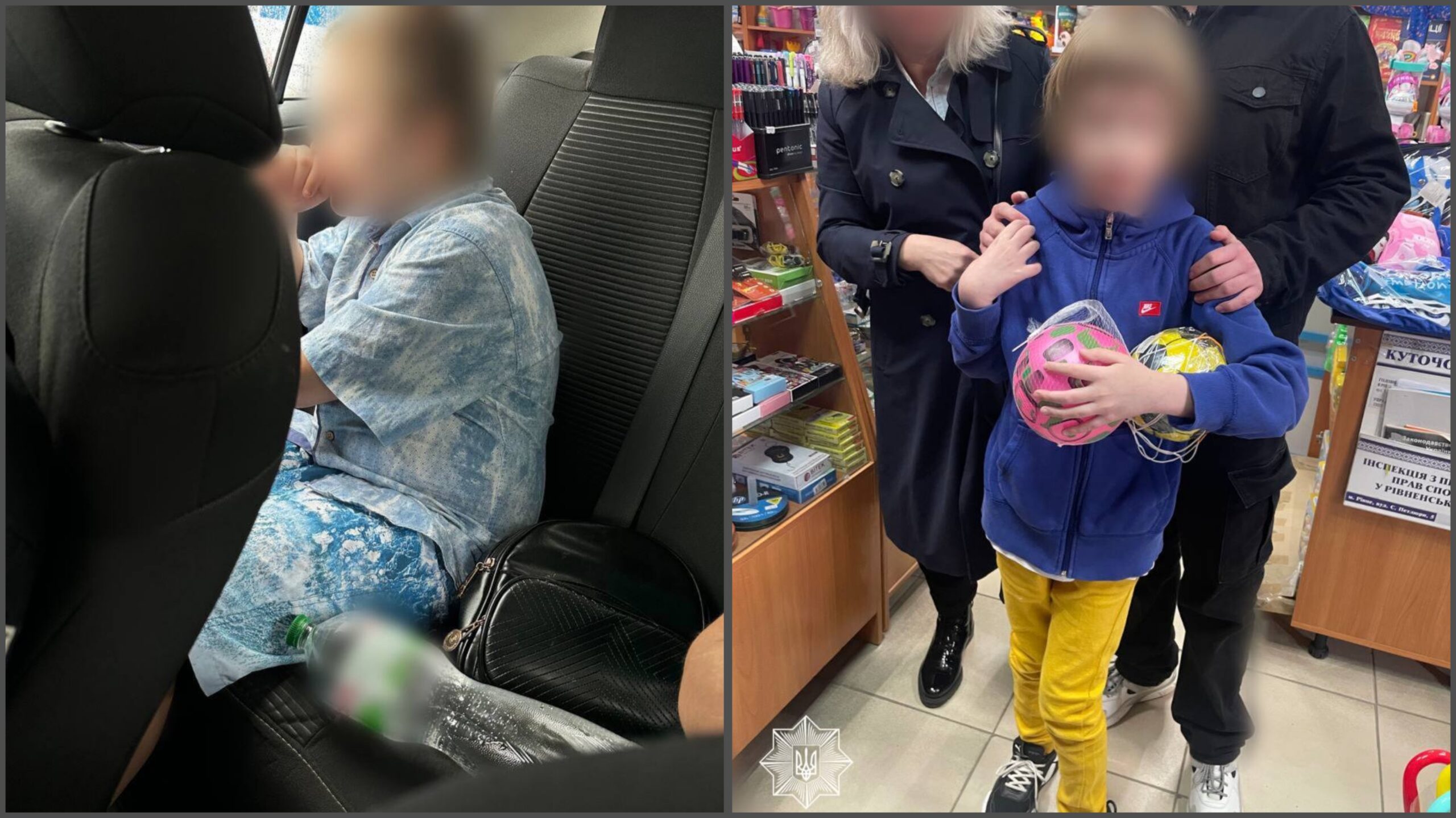 Рівненські патрульні повернули додому двох загублених дітей 0000