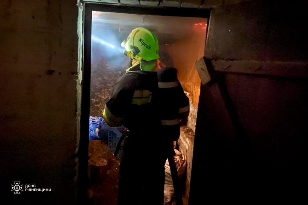 1 Вогонь знищив 2 тонни кормів на Рівненщині