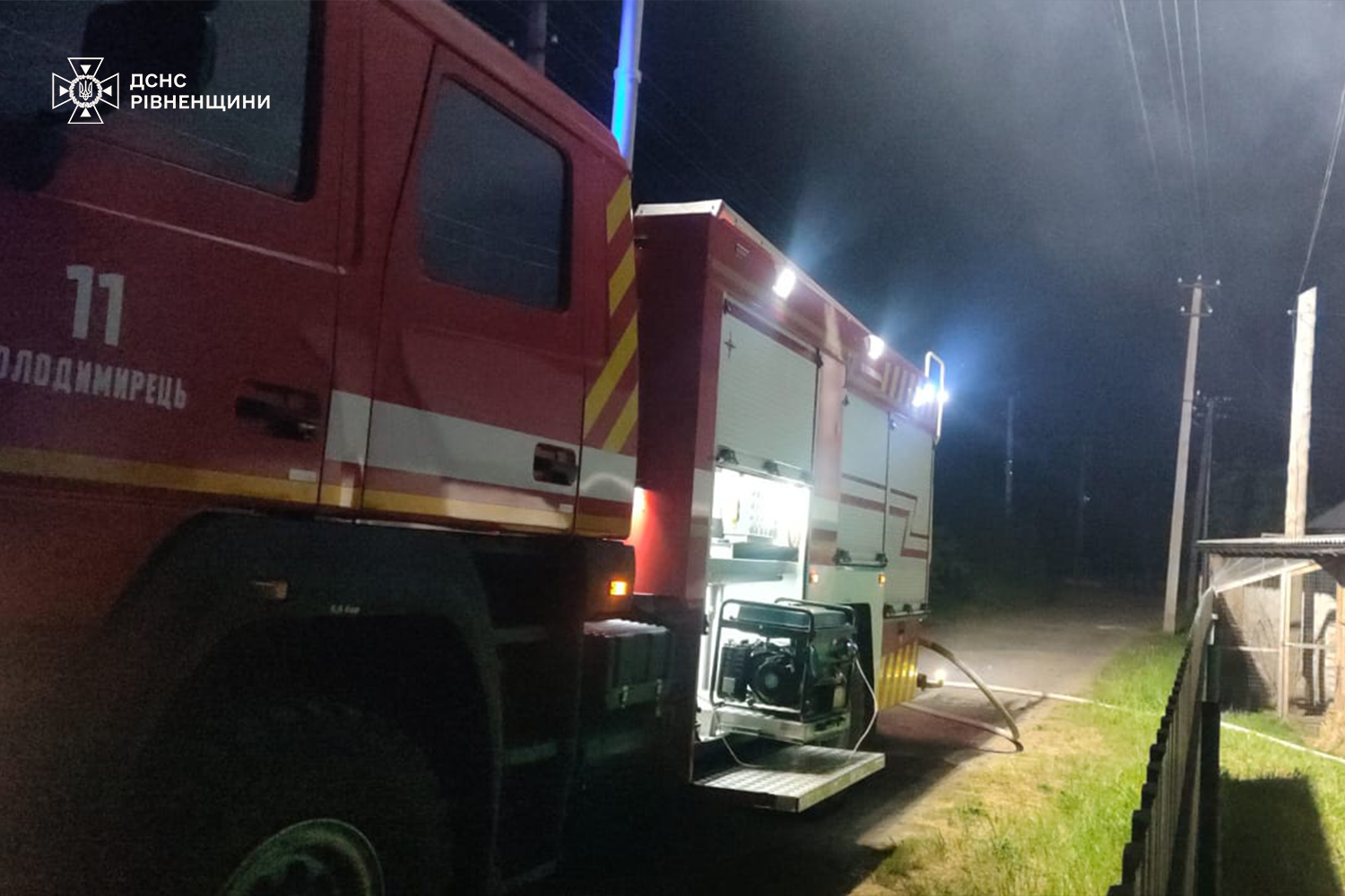 На Рівненщині внаслідок пожежі згоріла господарська будівля 0000