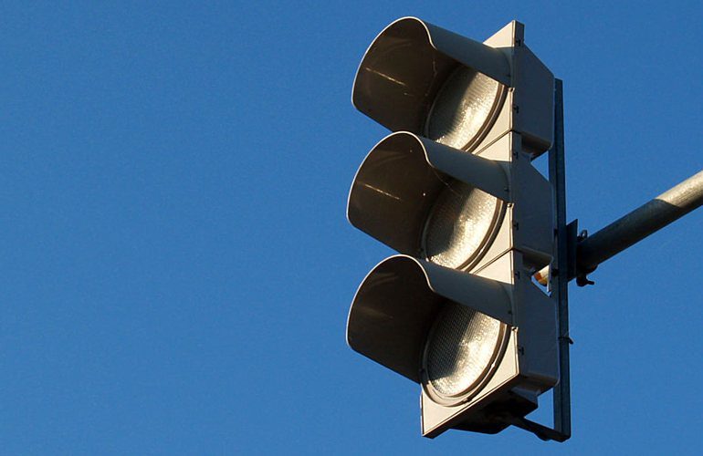 На одному з перехресть у Рівному відключили світлофор 0000