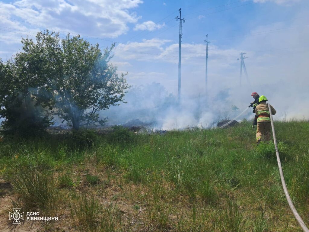 1 Через підпали на Рівненщині горів лісовий масив