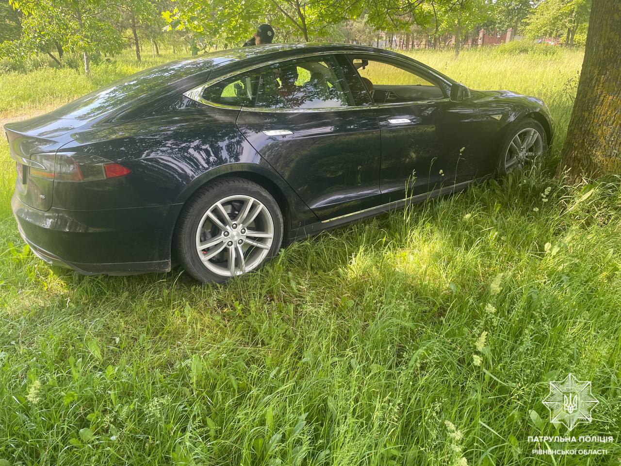 Рівнянин поставив Tesla в холодочку й отримав штраф 0000