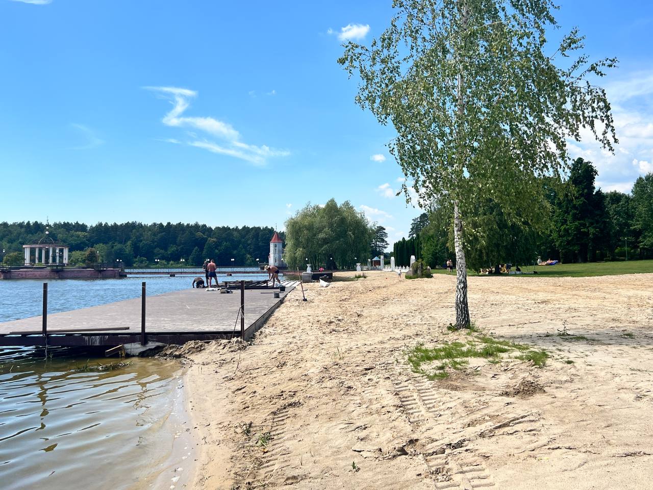 1 Рівненський санаторій облаштовує новий пляж (+ФОТО)