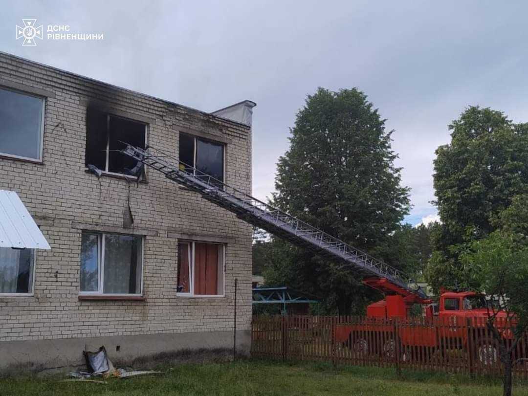 Відома причина пожежі в психоневрологічному інтернаті на Рівненщині 0000