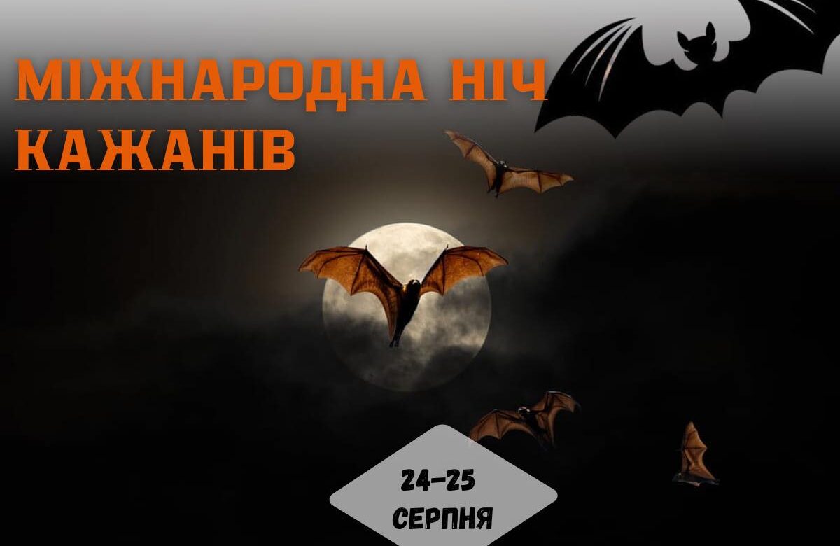 Природоохоронці Рівненщини відзначили Міжнародну ніч кажанів