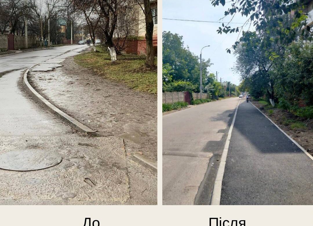 У селищі Рівненської громади ремонтують тротуар та дорогу