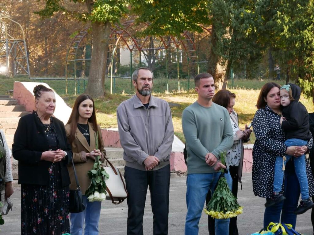1 У Рівному вшанували пам'ять Героя Сергія Богатька