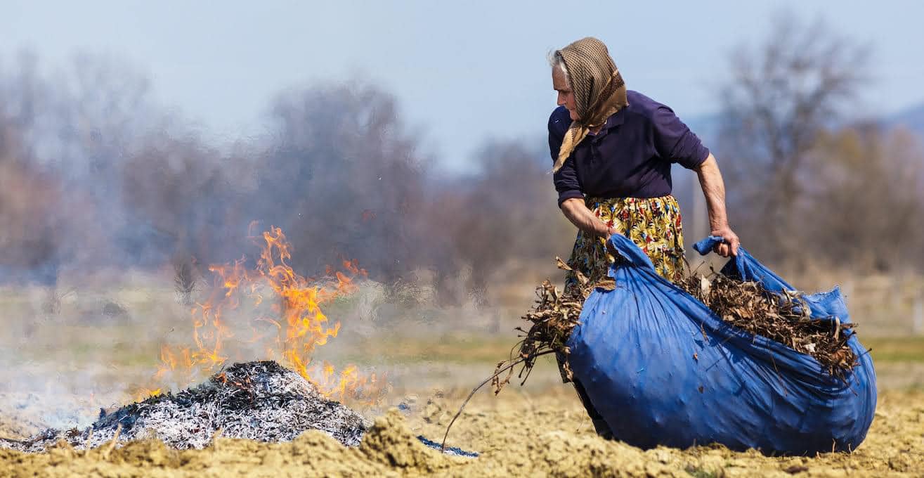 Жителів Рівненщині закликають не палити, а компостувати залишки зібраного врожаю картоплі 0000