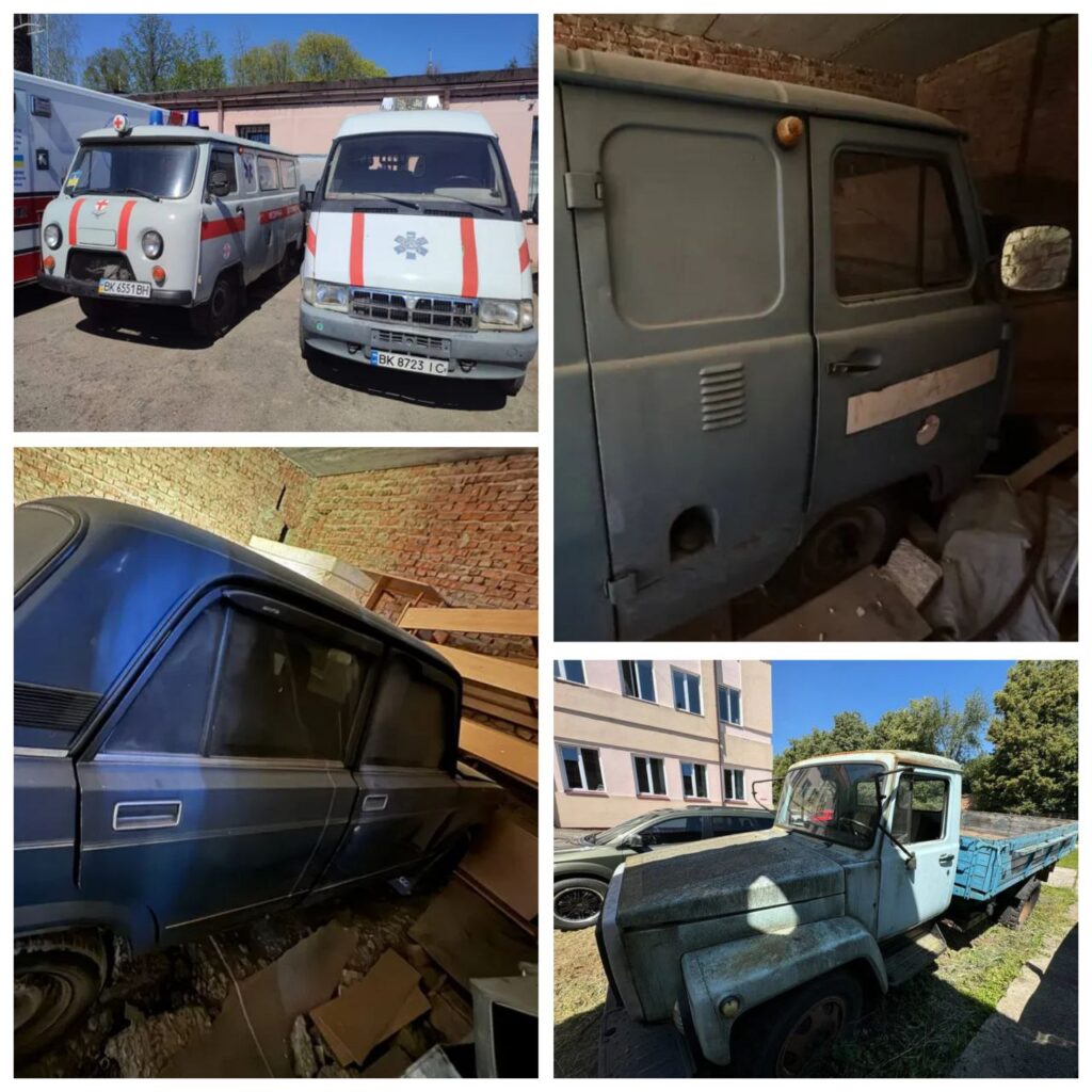 1 Рівненська обласна рада «з молотка» продає автомобілі