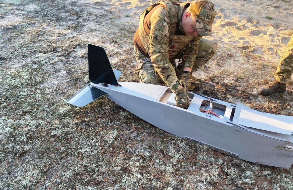 Поліцейські показали фото уламків БПЛА на Рівненщині