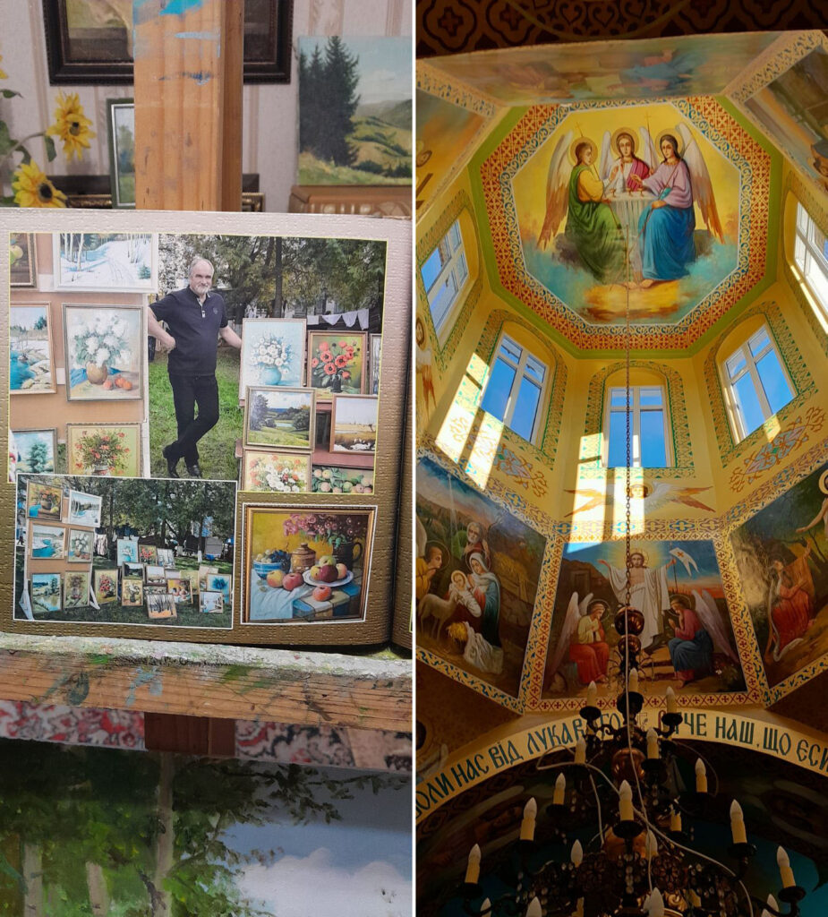 1 Художник-самоучка з Рівненщини розмалював більше сотні церков