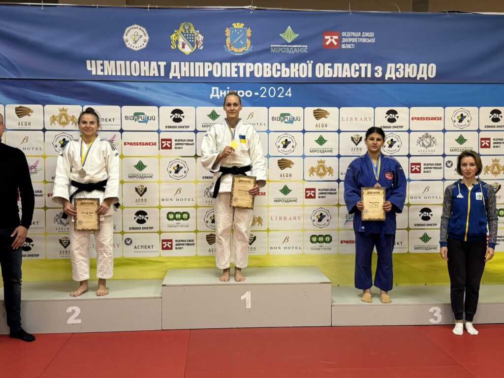 1 Титулована дзюдоїстка з Рівненщини завоювала «золото» на чемпіонаті України