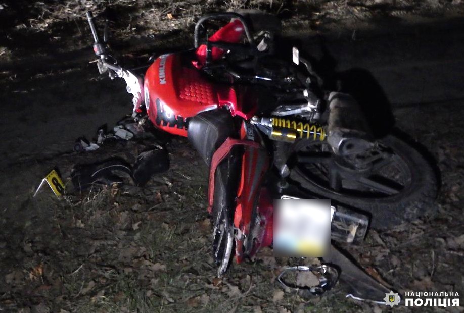 Смерть на мотоциклі: на Рівненщині у перший день нового року загинув юнак