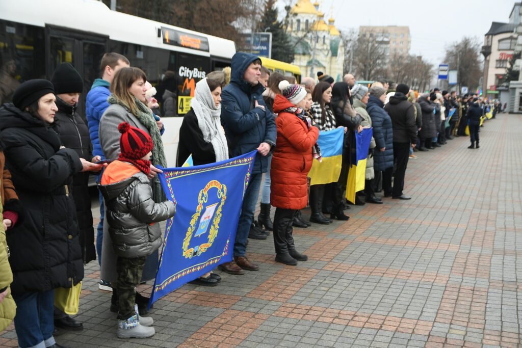 1 Як жителі Рівненщини відзначали День Соборності (ФОТО)