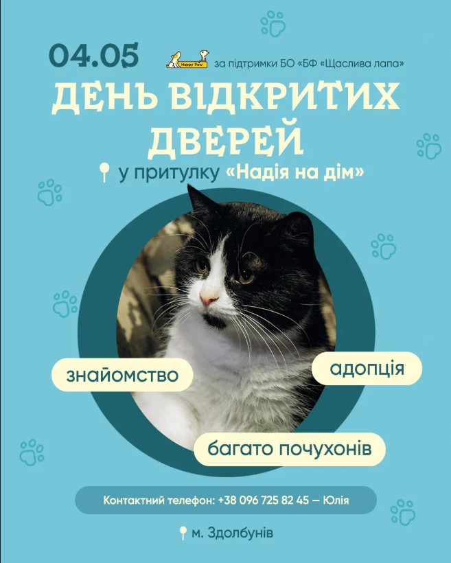 Здолбунівський притулок для тварин запрошує на День відкритих дверей 0000
