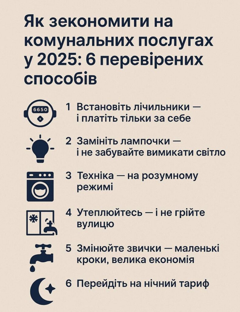 1 Як зекономити на комунальних послугах: 6 перевірених способів (+інструкція)