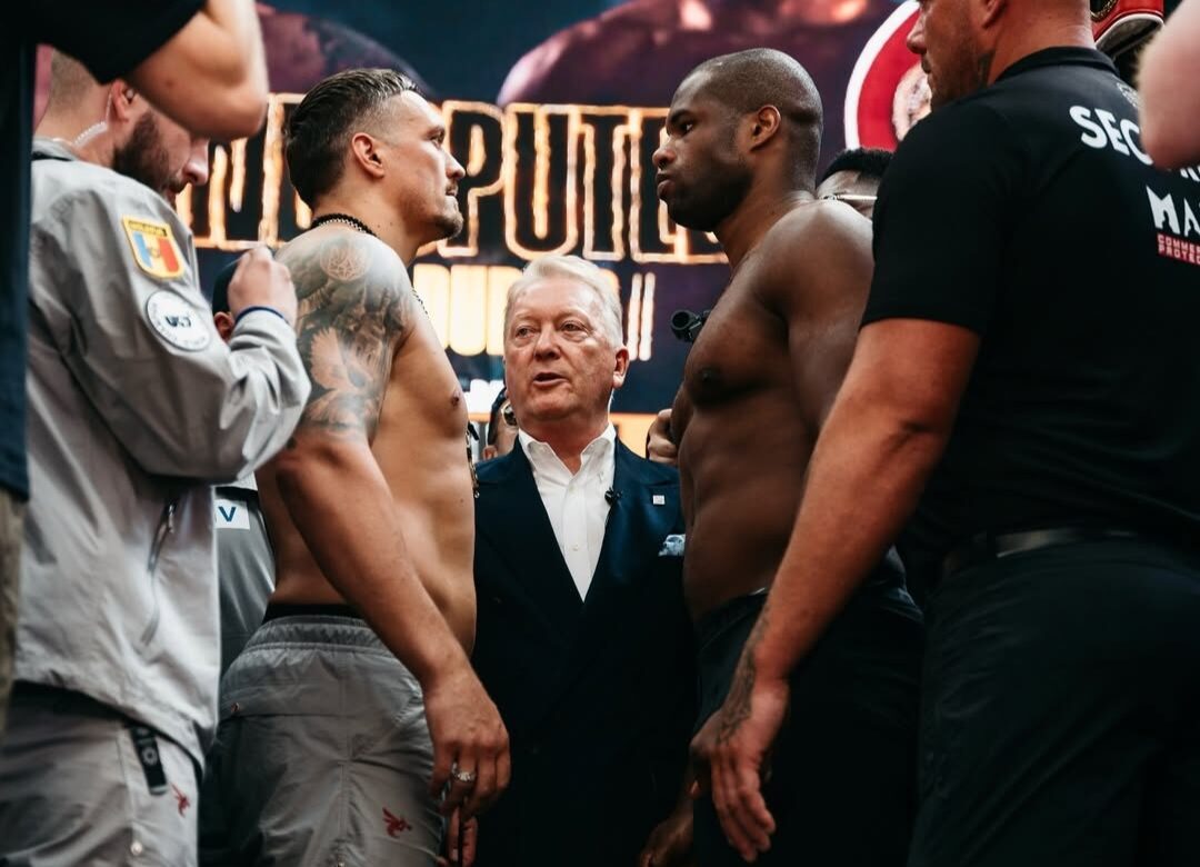 Реванш Усик vs Дюбуа – хто важчий: результати зважування та прогнози чемпіона світу