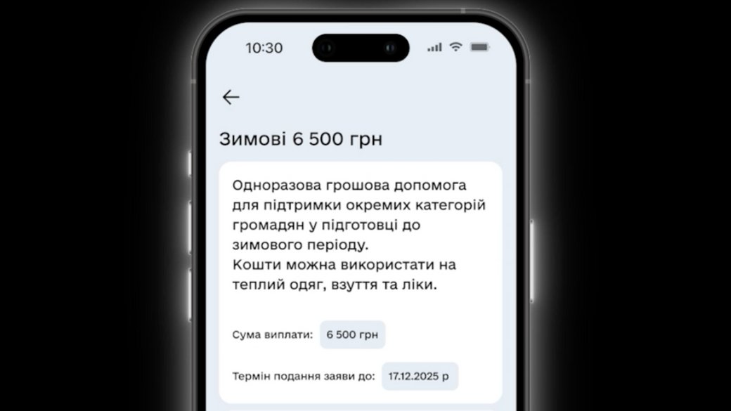 6500 від держави взимку: хто може отримати допомогу і як оформити