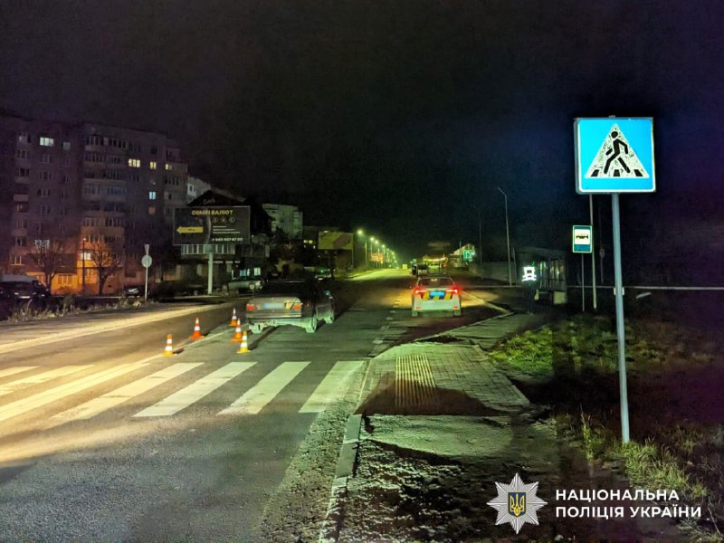 1 П'яний водій збив дитину на переході у Рівному: норма алкоголю перевищена у 16 разів