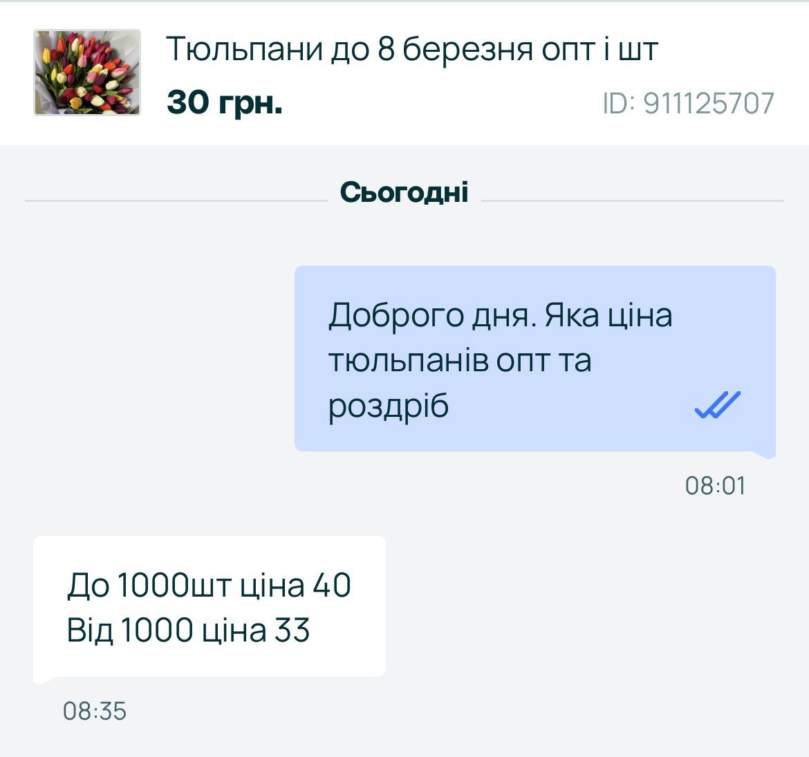 1 У Рівному почали продавати тюльпани до 8 березня і назвали перші ціни