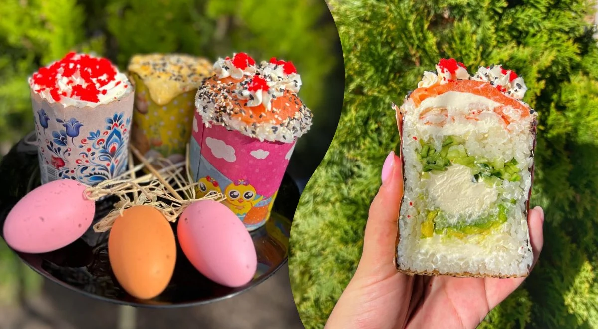 1 Суші-паска стала трендом Великодня — українці масово обговорюють новинку