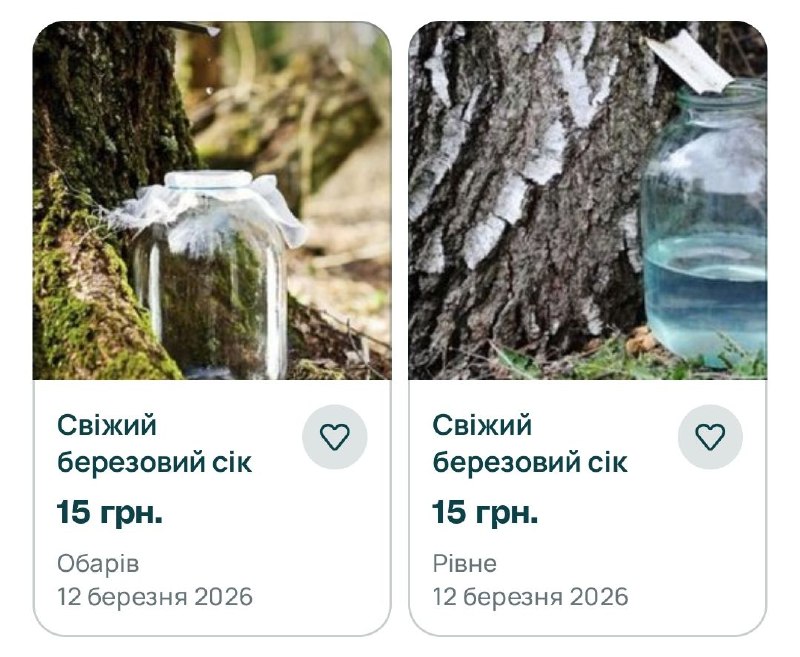 1 Скільки коштує березовий сік на Рівненщині?