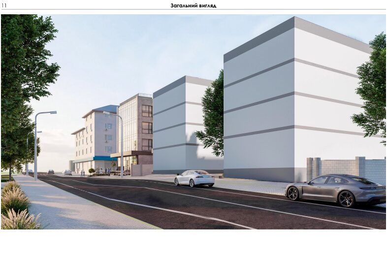 1 У Рівному планують новий центр біля лікарні — ось як він виглядатиме